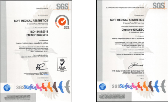SoftFil - сертификаты ISO EN 13485 : 2016, Европейский сертификат соответствия